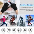 thumbnail image 5 of Loritta 4 Pairs Winter Gloves Gloves Knit Warm Gloves for Men Touch Screen Multicolour, 5 of 6