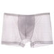 thumbnail image 3 of Calzoncillos Bóxer de seda helada para hombre, ropa interior Sexy fina y transpirable, 2 uds. Pompotops qyievc4279, 3 of 3