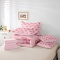 thumbnail image 6 of Feelyou Cute Princess Bowknot Twin Bedding Sets 7pcs, Dreamy Fairy Bedding Comforter Set, 6 of 8