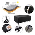 thumbnail image 2 of Cubierta de muebles de jardín 210d cubierta de muebles de tela Oxford impermeable cubierta de mesa de jardín Tarp con cerradura de cuerda y hebilla-210*110*70cm,11 Afortunado Sencillez, 2 of 3