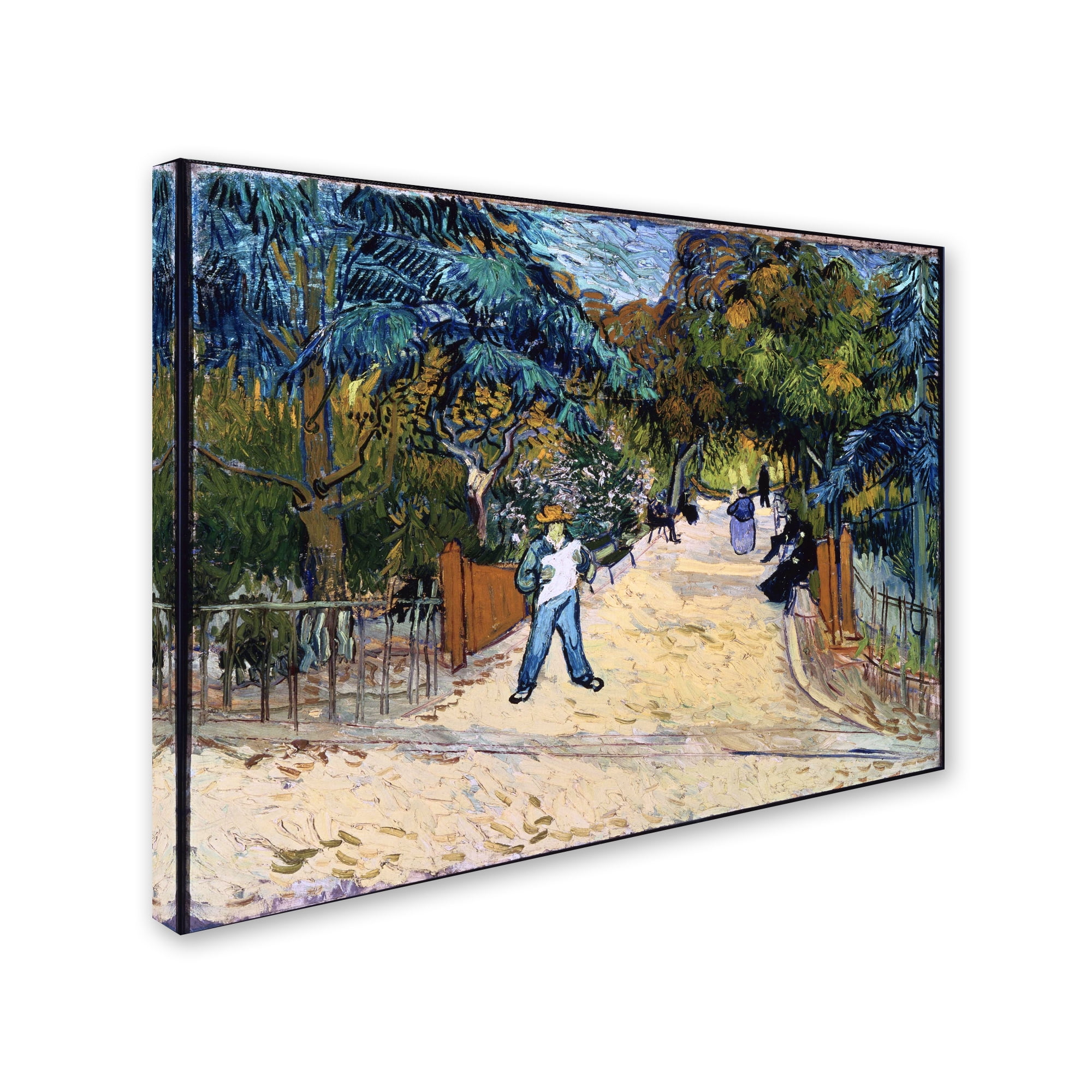 Trademark Fine Art 'Entrance To The Public Gardens In Arles' Canvas Art by Van Gogh