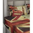 thumbnail image 2 of Ambesonne Travel Fitted & Top Sheet Set with Shams, Big Ben England London, Multicolor, 2 of 4