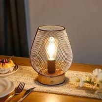 JHY DESIGN USB Portable Amber Dimmable Touch Lantern Accent Lamp