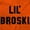 Orange, variant on Lil Broski Funny Younger Brother Youth T Shirt Tee Boys Infant Toddler Brisco Brands 12M