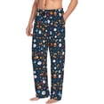 thumbnail image 6 of Logiee Ball Sports Print Pajama Pants for Men,Men’s Pajama Bottoms,Mens PJ Pants with Pockets & Button Fly-3X-Large, 6 of 6