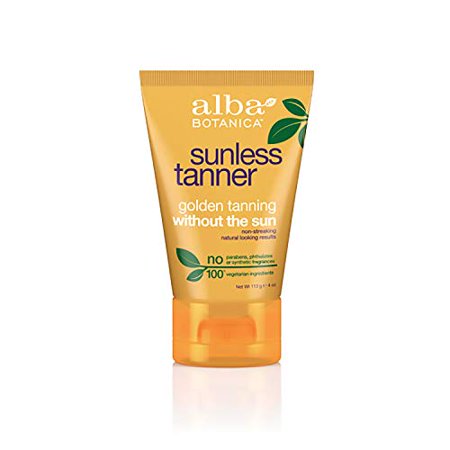 Alba Botanica Sunless Tanning Lotion  4 Ounce