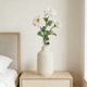 thumbnail image 5 of Decoración del hogar, decoración de habitaciones, decoración de paredes Rama de peonía artificial Peonía de 3 cabezas Flor artificial Decoración de bodas y hogares Arreglo floral Flor artificial de pl, 5 of 6