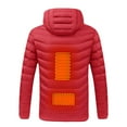 thumbnail image 2 of Heated Performance Shell Jackets Outdoor Warm Clothing Heated For Riding Skiing Fishing Charging Via Heated Coat Heating Winter Coat for Men and Women, 2 of 6
