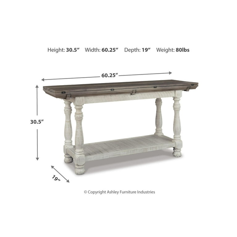 Havalance Sofa Table - Gray/White Havalance Sofa Table - Gray/White