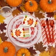 thumbnail image 4 of Xuniizn Thanksgiving Plates Disposable, Thanksgiving Paper Plates Fall Paper Plates, Thanksgiving Theme Party Tableware Set Fall Plates, Cups, Napkins & Tablecloth, Fall Decorations for Home, 4 of 6