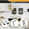 thumbnail image 4 of Wood Spade Drill Bit Extensions Bit Extension Rod Set Bit Expander Set Hand Tool, 4 of 6