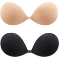 thumbnail image 1 of Soutien-gorge Adhésif Invisible Rehausseur Sans Bretelles Réutilisable en Silicone pour Cache-Tétons, 1 of 6