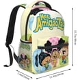 thumbnail image 2 of My Big Anime Big Friend Backpack Large Capacity Leisure Travel Backpack Book Bag Outgoing Daypack 11.4x7.8x15.7 inch, 2 of 7