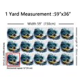 thumbnail image 3 of Castle Fairy Teens Ocean Surfing Fabric by the Yard 10 Yards,Sport Theme Room Decor Fabric by the Yard,Sea Waves Fabric for Sewing,Luxury Bedroom Decor, 3 of 6