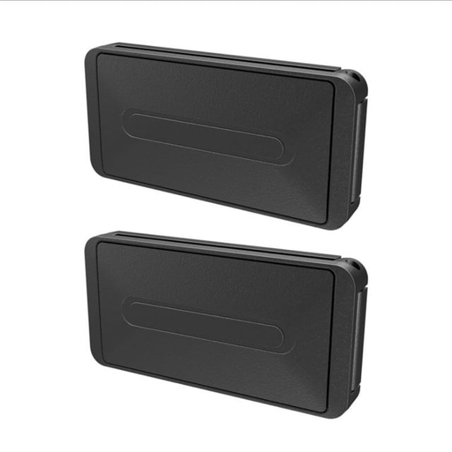 2 ajustadores para cinturón de seguridad de coche, color negro.
