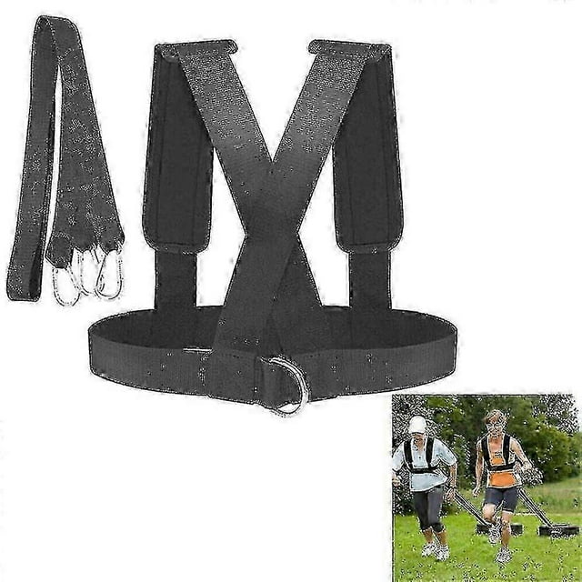 Training Belt Sled Harness Tire Pulling Rope Trainer Resistance Belt Vest