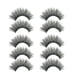 thumbnail image 1 of False Eyelashes Clusters Natural Strip Lashes Adhesive Reusable Natural Volume Luxury Makeup 5Pair 3D False Lashes Strip Eyelashes Long Natural Party(Buy 2 save 10%）, 1 of 7
