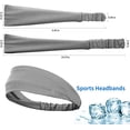 thumbnail image 5 of 6 Pack Sport Headbands for Women and Men, Breathable, Moisture Wicking Cooling Workout Sweatbands Headbands for Yoga, Altheles,Running,Cycling,Football,Hairband, 5 of 11