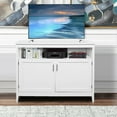 thumbnail image 5 of Costway Modern Kitchen Storage Cabinet Buffet Server Table 36" Sideboard Dining Wood White, 5 of 7