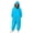 Sky Blue, variant on Unisex Adult Onesie Pajamas BWASD Casual One Piece Snug Fit Thick Warm Plush Pajamas Soft Solid Color Long Sleeve Hooded Loungewear Soft for Fall Winter Sleepwear Beige,L