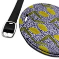 thumbnail image 2 of Lemons and Dots Round Leather Luggage Card Suitcase Carry-On ID Tag, 2 of 8
