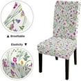 thumbnail image 4 of Floral Chair Cover Pattern Meadow Flowers Chair Cover Slipcovers for Chairs Set of 4 Stretch Removable Washable Chair Covers for Dining Room Hotel Kitchen, 4 of 5