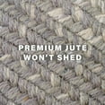 thumbnail image 3 of Homespice Grey Cloud Gray Braided Runner Rug 22x72" Jute Rug for Hallways, Kitchen, Doorway and Bathroom, 3 of 8