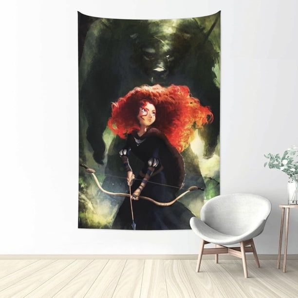 Tapiz de Mérida para dormitorio, estampado artístico para colgar en la pared, póster estético, decoración de fondo, tapices para sala de estar, dormitorio, regalo para fanáticos, 60 x 51 pulgadas