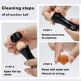 thumbnail image 3 of Oil-Absorbing Volcanic Face Roller Reusable Portable Oily Skin Control Roller Facial Skincare Tool, 3 of 6