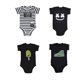 thumbnail image 1 of Paquete 4 Pañaleros Mixtos Talla 4 Meses Negros Conelly Baby Cómodo, 1 of 3
