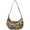 floral048, variant on Nylon Crescent Bag for Women Men Trendy, Floral Medium Crossbody Dumpling Bags with Adjustable Strap Lightweight Travel Shoulder Tote Half Moon Hobo Bag