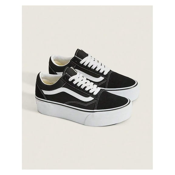 Vans Old Skool Stackform Women's Shoes Black/White SIZE 6
