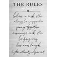 thumbnail image 2 of Quach, Anna 11x14 White Modern Wood Framed Museum Art Print Titled - Family Rules, 2 of 4