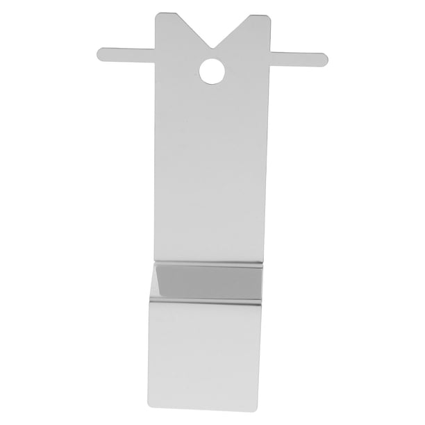 Soporte para tapa de olla de cocción lenta: soporte para utensilios de cocina, estante de acero inoxidable para tapa de olla, expositor de tapas de cocina, fácil de limpiar