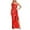 Red, variant on QHFBli Women's Elegant Ruched Sequin Gowns One Shoulder Split Bodycon Maxi formal Dress Glitter Sparkle Evening Dresses Hot Pink XXXL