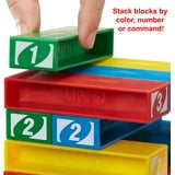 UNO Stacko Colorful Stacking Game, Fun Family Night Activity with 45 ...