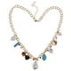 thumbnail image 1 of Gargantilla de perlas irregulares para mujer, collar de conchas de playa de verano, colgante bohemio, collar de perlas de imitación para mujer, colores surtidos, 1 of 7