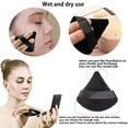 thumbnail image 2 of Triangle Powder Puff, 6+1 Pieces Makeup Powder Puffs and Kabuki Foundation Brush, Soft Velour Powder Puffs for Face and Body Foundation Sponge, Setting Powder Puff Wet Dry Makeup Tool, 2 of 5