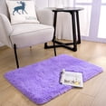 thumbnail image 2 of Homore Super Soft Area Rugs Fluffy Carpets for Bedroom Living Room 2' x 3' , Purple, 2 of 7