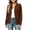Brown, variant on Cardigan Sweaters for Women Collared Button Down Open Front Knit Cardigans Long Sleeve Casual Cardigans,S,Navy