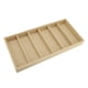 thumbnail image 5 of Bandeja De Almacenamiento Organizadora De Gafas De Sol, Bandeja De Joyería De Lino Amarillo Con 6 Ranuras, Bandeja Para Gafas, Marco De Madera, Fácil De Limpiar Para Corbatas, 5 of 7