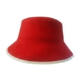 thumbnail image 2 of Gorro de sauna de fieltro, gorro de baño , portátil, diámetro de 29 cm, resistente al calor, accesorio de regalo, de sauna para ducha, baño de Rojo, 2 of 8