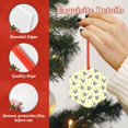 thumbnail image 4 of Zufioo Funny Chicken Print Large Acrylic Christmas Ornaments, Suitable for Christmas Tree Christmas Holiday Party Pendant Decorations-Hexagon, 4 of 7