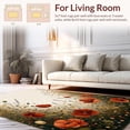 thumbnail image 3 of Botanical Meadow Spring Floral Ultra Soft Area Rug, Non Slip, Stain Resistant, Washable Area Rugs for Living Room, Bedroom 2x3ft, 3 of 6