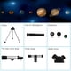 thumbnail image 5 of Telescopio para niños, telescopio astronómico Zoom 90X HD Educativo al aire libre, 5 of 8