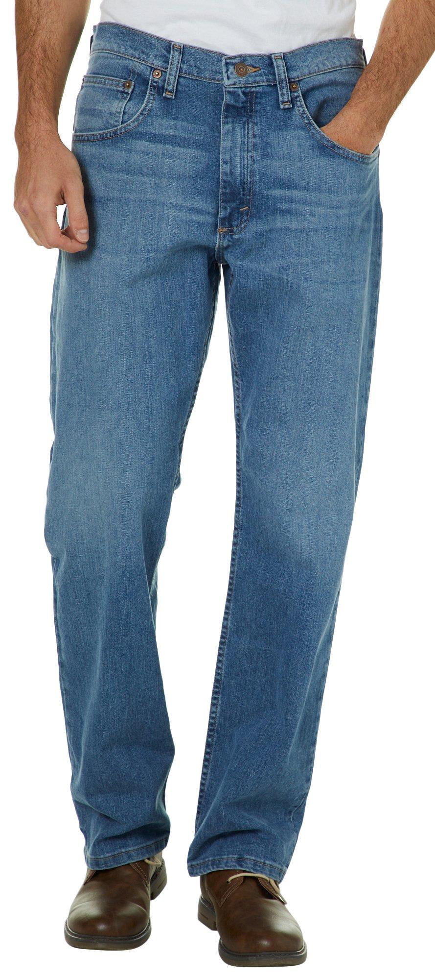 Men's Regular Fit Flex Jean in Steel Blue - Walmart.com