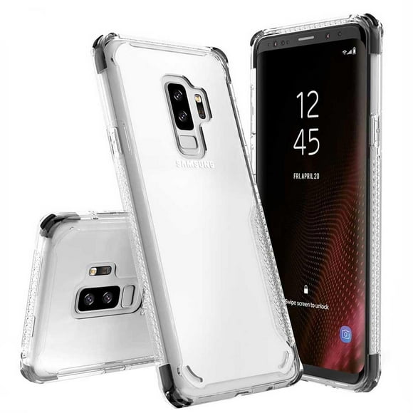 . Funda ZIZO Surge Samsung S9 PLUS TPU Transparente / Negro Zizo Surge
