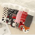 thumbnail image 4 of Women's Plush Fleece Slipper Socks with Non-Slip Grips, Thermal Fuzzy Boot Socks, Cozy Indoor/Outdoor Slippers US 5-11, 4 of 4