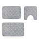 thumbnail image 1 of Bewildely Juego de 3 piezas de alfombrillas de baño lavables - Alfombrilla de baño absorbente lavada con tacto cómodo para los pies Caja 3D Type2 NO2, 1 of 6