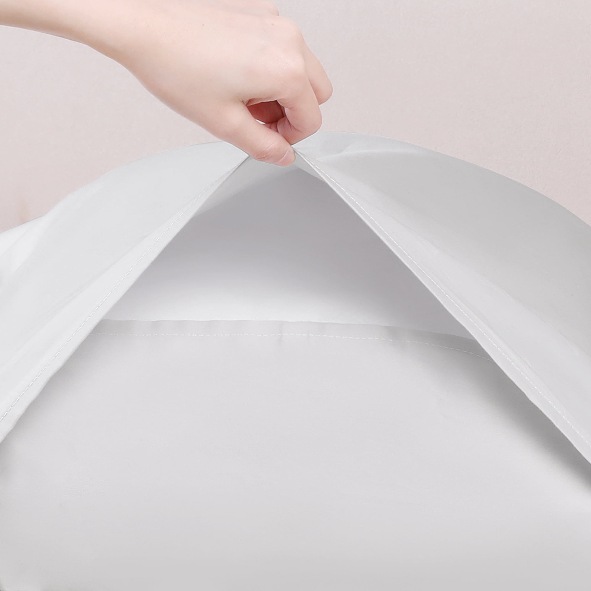 Unique Bargains Pillowcase Soft Floral Pillow Cases with Envelope Closure Queen Gray